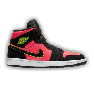 Wmns Air Jordan 1 Retro Mid 'Hot Punch Volt'