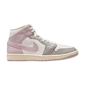Wmns Air Jordan 1 Mid 'Enigma Stone Coconut Milk Particle Rose'