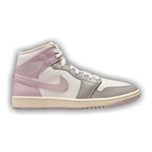 Wmns Air Jordan 1 Mid 'Enigma Stone Coconut Milk Particle Rose'
