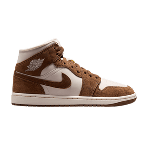 Wmns Air Jordan 1 Mid 'Light British Tan Chalk'