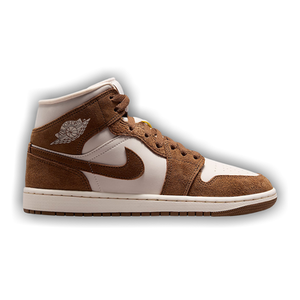 Wmns Air Jordan 1 Mid 'Light British Tan Chalk'