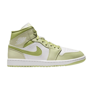 Air Jordan Wmns 1 Mid 'Olive Aura Lawn Coconut Milk Sail'