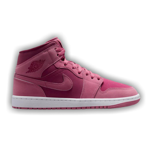 Wmns Air Jordan 1 Mid 'Desert Berry White Sweet Beet'