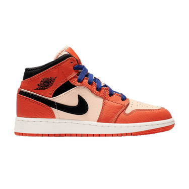 Air Jordan 1 Mid SE GS 'Team Orange'
