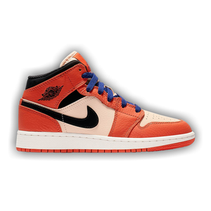 Air Jordan 1 Mid SE GS 'Team Orange'