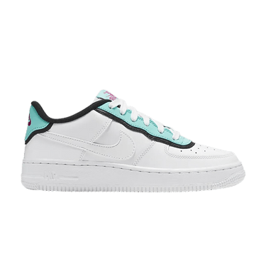 Nike Air Force 1 Low GS 'Double Layer - Aqua Black'