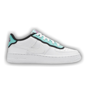 Nike Air Force 1 Low GS 'Double Layer - Aqua Black'