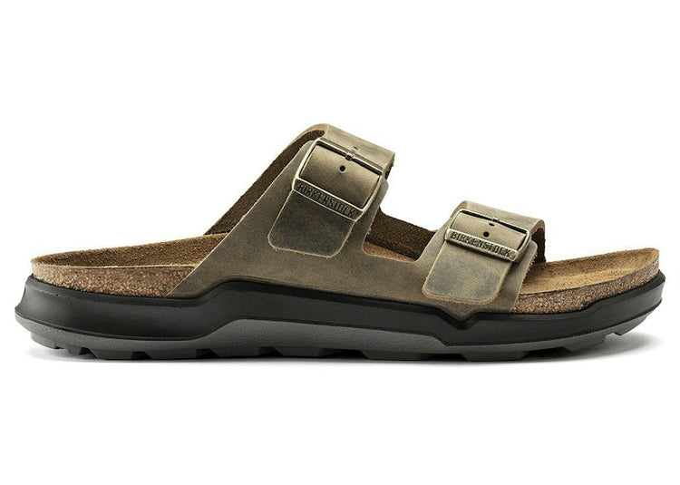Birkenstock Arizona Crosstown Oiled Leather Faded Khaki 1018463