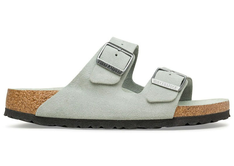 Birkenstock Arizona Soft Footbed Suede Leather Pure Sage Tonal 1031576/1031663
