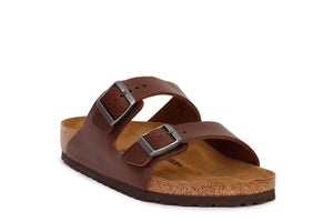 Birkenstock Arizona Leather 'Vintage Wood Roast'