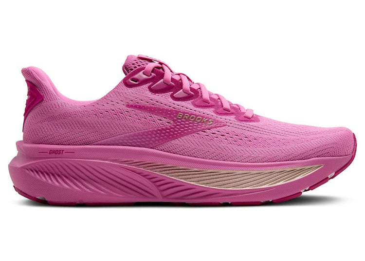 Brooks Ghost 17 Pink Fuchsia Gold (Women's) 120431-1B-648