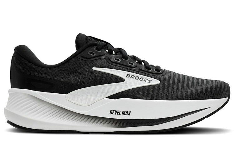 Brooks Revel Max Black Grey White (Women's) 120470-1B-090