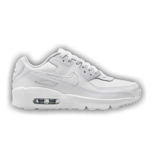 Nike Air Max 90 Leather GS 'White Metallic Silver'