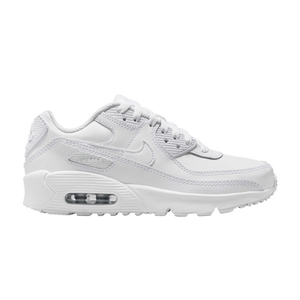 Nike Air Max 90 Leather GS 'White Metallic Silver'