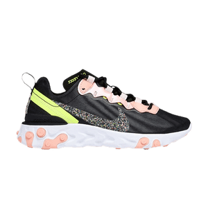 Nike Wmns React Element 55 Premium 'Black Coral Stardust'