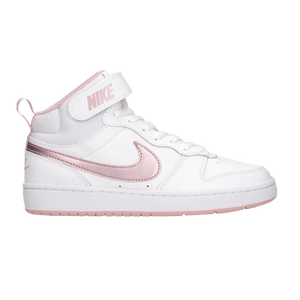 Nike Court Borough Mid 2 GS 'White Pink Glaze'