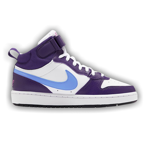 Nike Court Borough Mid 2 GS 'White Eggplant'