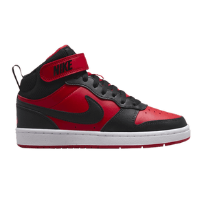 Nike Court Borough Mid 2 GS 'Black University Red'
