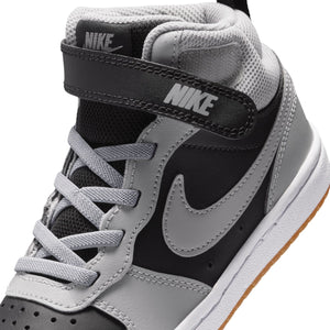 Nike Court Borough Mid 2 PS 'Black White'
