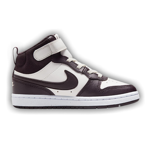Nike Court Borough Mid 2 PS 'Sail Burgundy Ash'