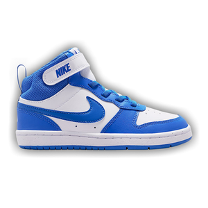 Nike Court Borough Mid 2 PS 'White Blue Crystal'