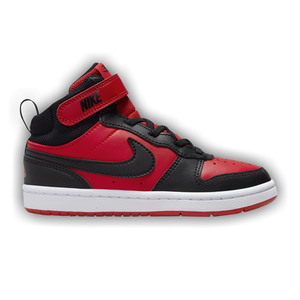 Nike Court Borough Mid PS 'Black University Red'