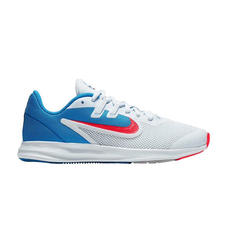 Nike Downshifter 9 Heat Check GS 'White Photo Blue Red Orbit' CD8137 400