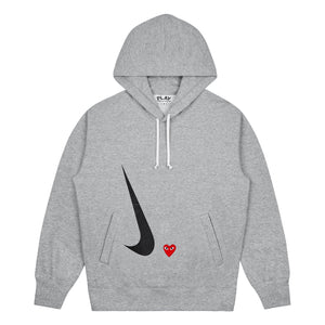 Nike Women's x Comme des Garçons PLAY Hoodie 'Grey'