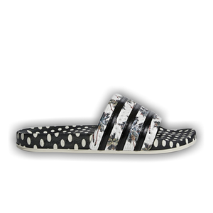 Adidas Wmns Adilette Slide 'Black White Silver'
