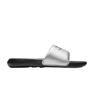 Nike Wmns Victori One Slide 'Black Metallic Silver'