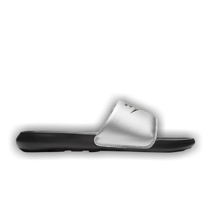 Nike Wmns Victori One Slide 'Black Metallic Silver'