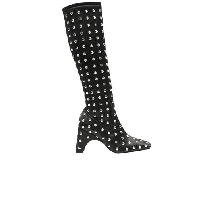 Coperni Wmns Studded Bridge Stretch Boot 'Black Silver' COPSH58ST857
