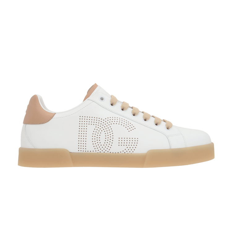 Dolce & Gabbana Portofino 'Perforated DG Logo - White Cream' CS2277 A9U73 8Z151