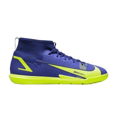 Nike Mercurial Superfly 8 Academy IC GS 'Lapis Volt'