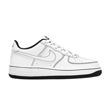 Nike Air Force 1 '07 Low GS 'Contrast Stitch - White Black'