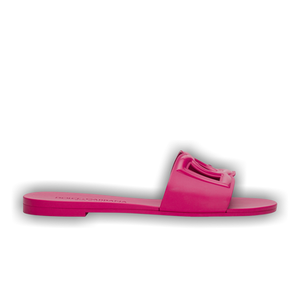 Dolce & Gabbana Wmns Slides 'Cut Out Logo - Pink'
