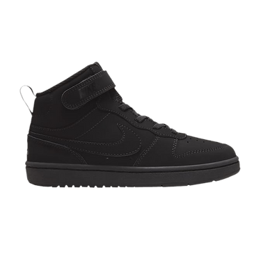 Nike Court Borough Mid 2 PS 'Triple Black'