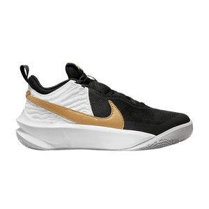 Nike Team Hustle D10 GS 'Black Metallic Gold'