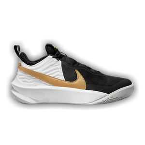 Nike Team Hustle D10 GS 'Black Metallic Gold'