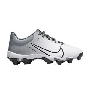Nike Hyperdiamond 4 Keystone GG GS 'White Cool Grey'