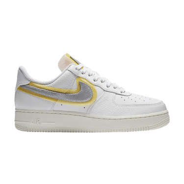 Nike Wmns Air Force 1 '07 LX 'White Metallic Silver Gold'
