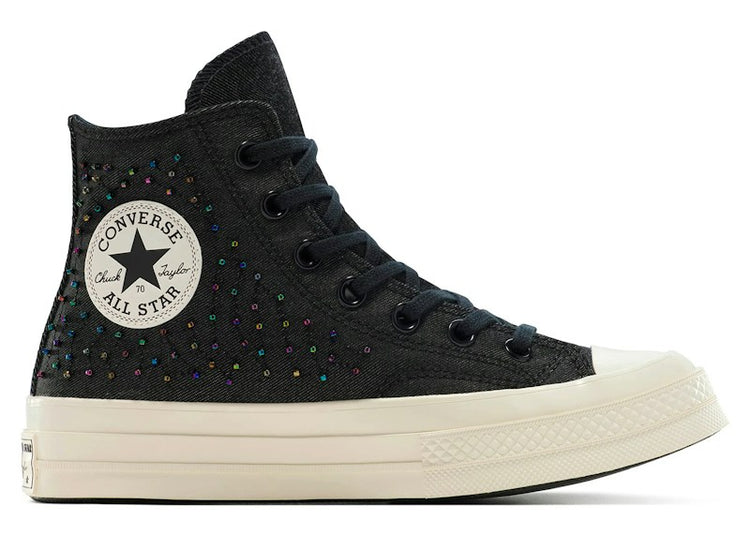 Converse Chuck 70 Hi Black Egret Multi Jewels A16642C