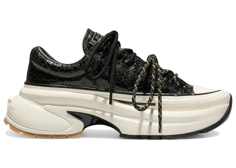 Converse Run Star Crush Distressed Patent Black Egret A24315C