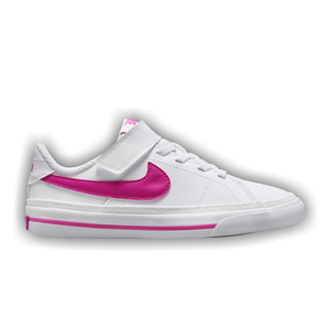 Nike Court Legacy PS 'White Laser Fuchsia'