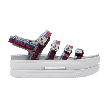 Nike Wmns Icon Classic Sandal 'Metallic Silver Game Royal'