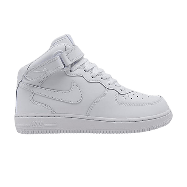 Nike Force 1 Mid LE PS 'Triple White'