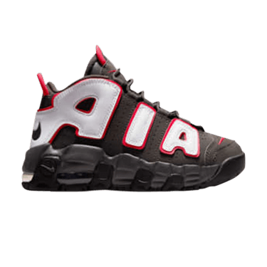Nike Air More Uptempo PS 'Medium Ash Siren Red White'