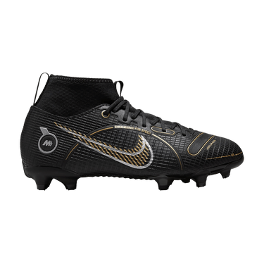 Nike Mercurial Superfly 8 Academy MG GS 'Black Metallic Gold'