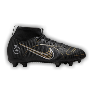 Nike Mercurial Superfly 8 Academy MG GS 'Black Metallic Gold'