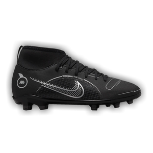 Nike Mercurial Superfly 8 Club MG GS 'Black Metallic Silver'